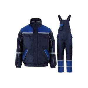 Costum de iarna impermeabil, matlasat, Collins, bleumarin