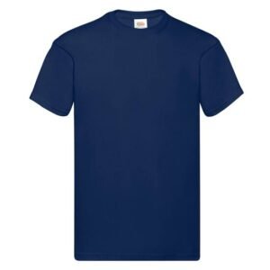 Tricou anchior, maneca scurta, 165 gsm, Fruit of the Loom, bleumarin