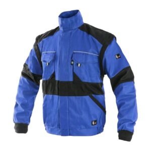 Geaca de lucru cu maneci detasabile, 260 gsm, Luxyeda, albastru-negru