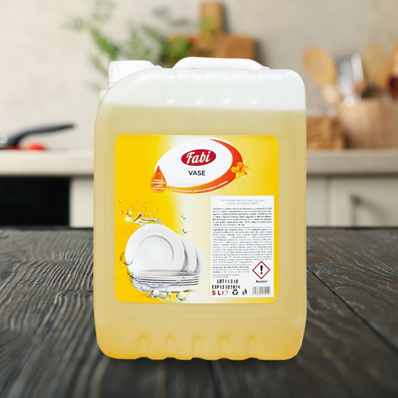 Detergent pentru vase, Fabi, 5L - imagine 2