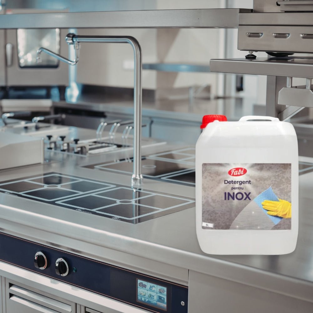 Detergent pentru suprafețe din inox, Fabi, 5L - imagine 2