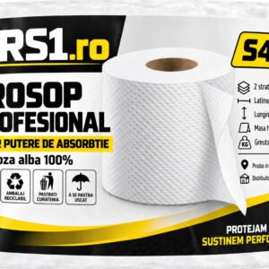 Prosoape de bucatarie, albe, 2 strat S400/2straturi